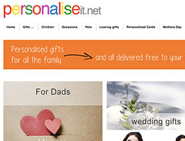 personalised gifts from Personalise it