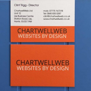new chartwellweb businesscards from moo.com