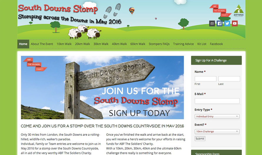 south downs stomp 2016